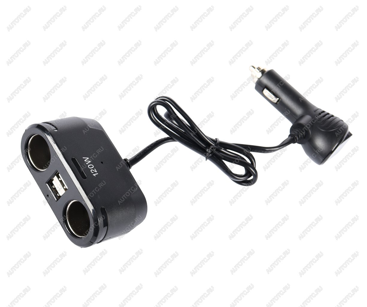 679 р. Разветвитель прикуривателя 2-х гнездовой 12-24V 2USB OLESSON OLESSON no.1675  с доставкой в г. Керчь