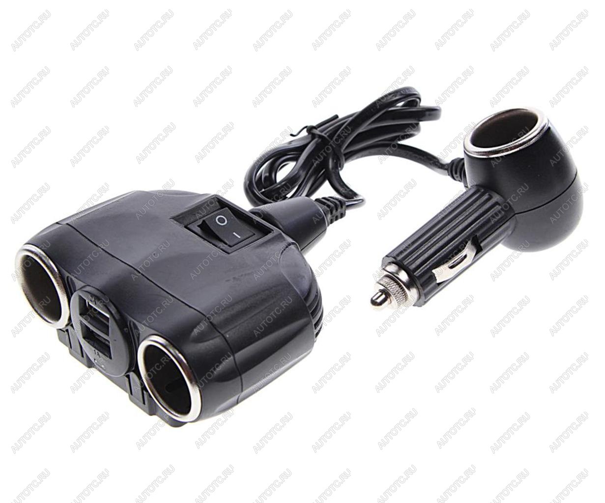 559 р. Разветвитель прикуривателя 3-х гнездовой 12-24V 2USB OLESSON OLESSON no.1630  с доставкой в г. Керчь