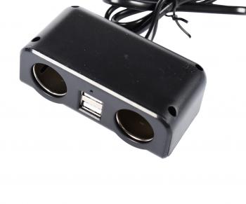 759 р. Разветвитель прикуривателя 2-х гнездовой 12-24V 1USB OLESSON OLESSON no.1676  с доставкой в г. Керчь. Увеличить фотографию 3