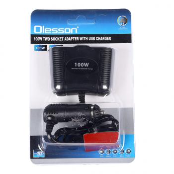 291 р. Разветвитель прикуривателя 2-х гнездовой 12-24V 1USB OLESSON OLESSON no.1645  с доставкой в г. Керчь. Увеличить фотографию 4