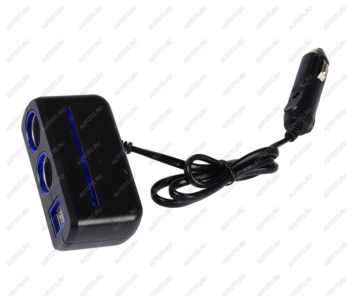 399 р. Разветвитель прикуривателя 2-х гнездовой 12-24V 2USB OLESSON OLESSON no.1638  с доставкой в г. Керчь