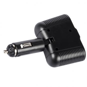 298 р. Разветвитель прикуривателя 2-х гнездовой 12-24V 1USB OLESSON OLESSON no.1646  с доставкой в г. Керчь. Увеличить фотографию 2