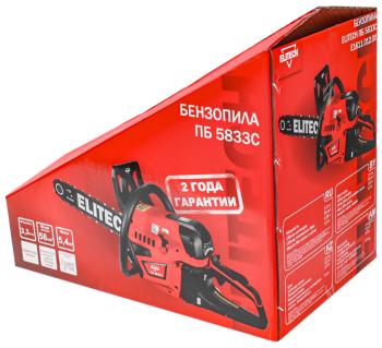 13 949 р. Бензопила 3.3 л.с. 45см 72 зуба ELITECH ELITECH пб 5833c  с доставкой в г. Керчь. Увеличить фотографию 14