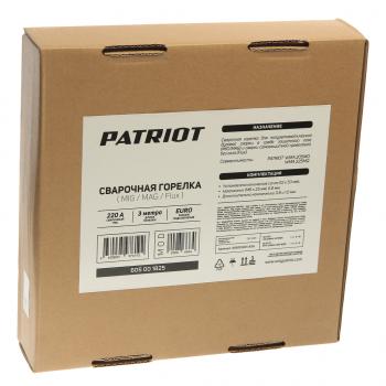 5 499 р. Горелка газовая для полуавтоматического сварочного аппарата 3м PATRIOT PATRIOT 605001825  с доставкой в г. Керчь. Увеличить фотографию 3