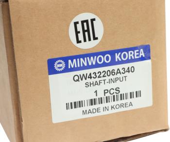 12 899 р. Вал КПП HYUNDAI HD120,AeroTown дв.D6DA1622 (KH10) первичный MINWOO MINWOO qw43220-6a340  с доставкой в г. Керчь. Увеличить фотографию 5