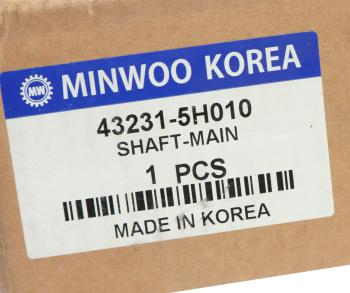 11 699 р. Вал КПП HYUNDAI HD65,72,78,County дв.D4DB,D4DD (M035S5) вторичный MINWOO MINWOO 43231-5h010  с доставкой в г. Керчь. Увеличить фотографию 5
