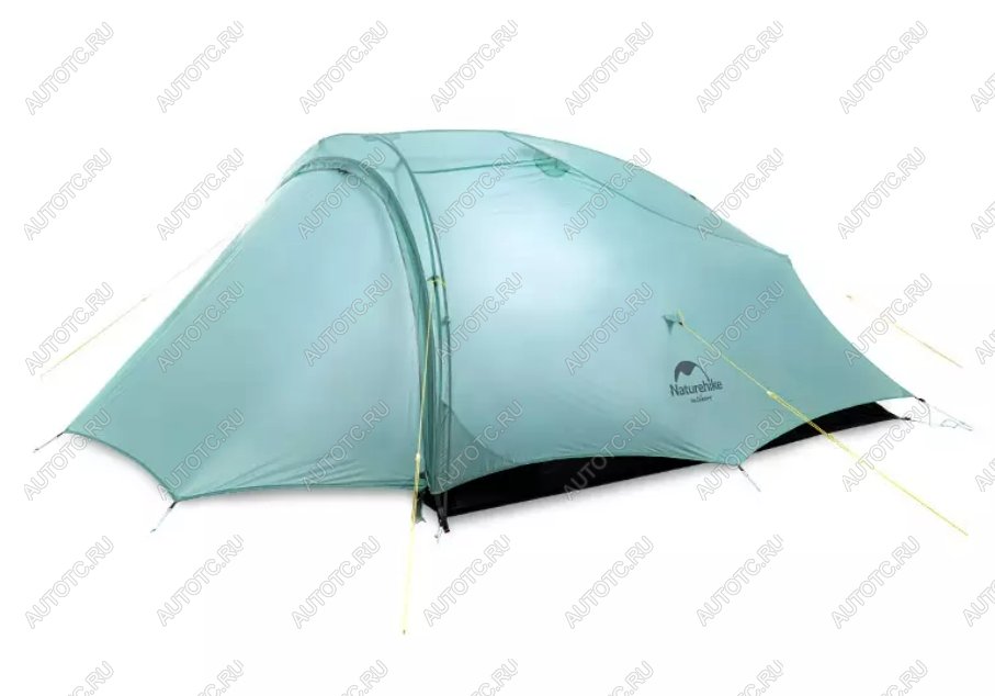 7 499 р. Палатка Naturehike Outdoor 2-местная, алюминиевый каркас, сверхлегкая, голубой (уценка)  nh20zp091-2lbl_u  с доставкой в г. Керчь