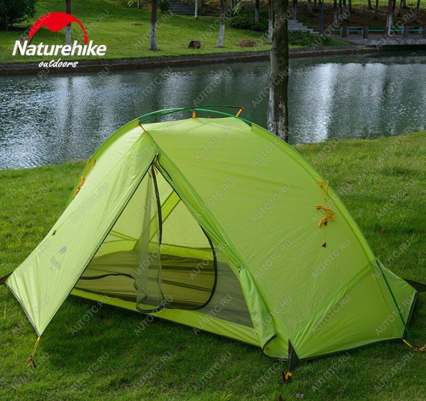 6 499 р. Палатка Naturehike Tagar Si 1-местная, алюминиевый каркас, сверхлегкая, зеленая (уценка)  nh17t140-j-fgr_u  с доставкой в г. Керчь
