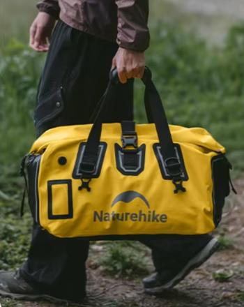 6 859 р. Гермосумка Naturehike 40 л ПВХ (желтая)  cnk2450xb015-40y  с доставкой в г. Керчь. Увеличить фотографию 11
