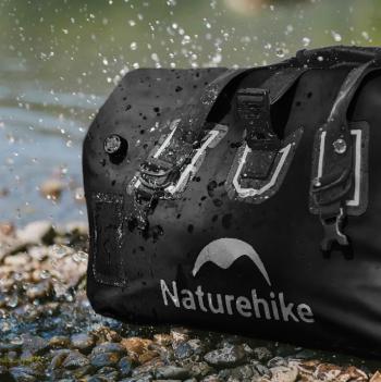 6 859 р. Гермосумка Naturehike 40 л ПВХ (черная)  cnk2450xb015-40b  с доставкой в г. Керчь. Увеличить фотографию 9