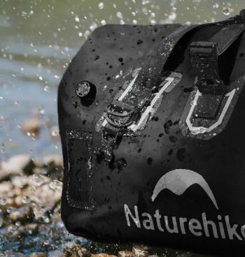 7 649 р. Гермосумка Naturehike 60 л ПВХ (черная)  cnk2450xb015-60b  с доставкой в г. Керчь. Увеличить фотографию 8