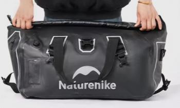 7 649 р. Гермосумка Naturehike 60 л ПВХ (черная)  cnk2450xb015-60b  с доставкой в г. Керчь. Увеличить фотографию 4