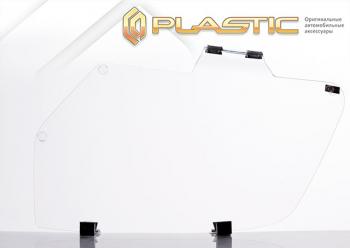 1 899 р. Защита фар Classic прозрачный CA Plastic на Mazda Familia универсал 1997-2001  с доставкой в г. Керчь. Увеличить фотографию 1