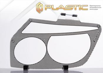 2 159 р. Защита фар CA-Plastic  Honda partner (1996-2005) (серия Шелкография черная)  с доставкой в г. Керчь. Увеличить фотографию 2