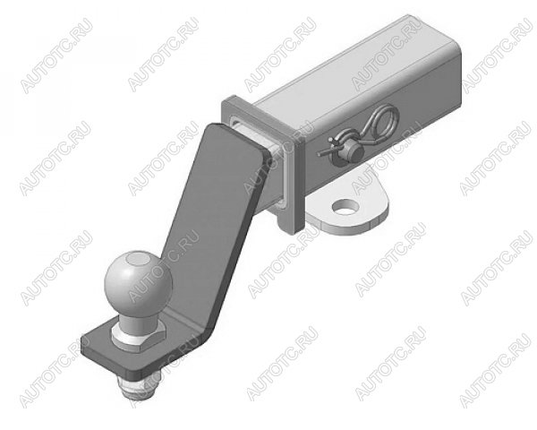 22 699 р. Фаркоп (легкосъемный квадрат 50х50 с шаром, балка закрытая) Baltex BMW X5 G05 (2018-2022) (стальной, шар Е)  с доставкой в г. Керчь