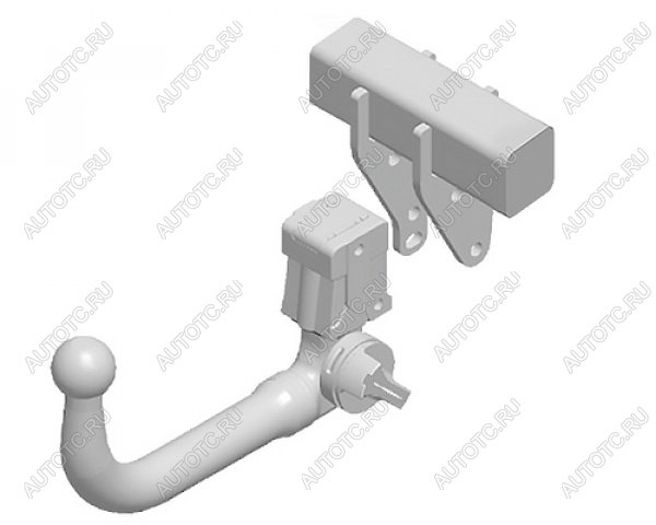 22 599 р. Фаркоп Oris (Bosal) 052-103 Стальной с порошковым покрытием, тип крюка: V (A40V, W5)  Volvo XC40 2017-  Oris (Bosal) 052-103  с доставкой в г. Керчь