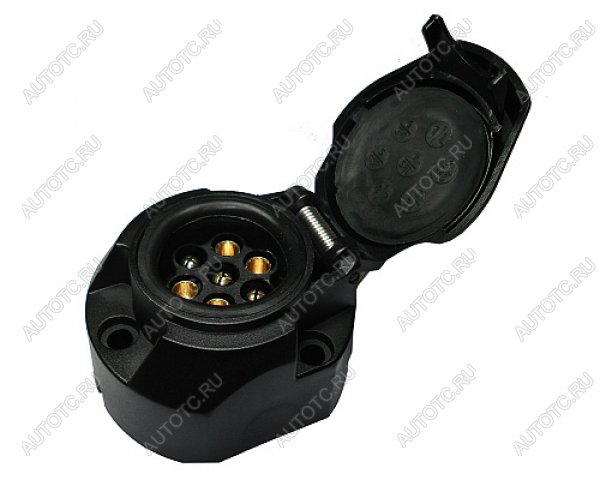22 599 р. Розетка Leader Plus Черный KPL-009 7 pin   Leader Plus kpl-009  с доставкой в г. Керчь