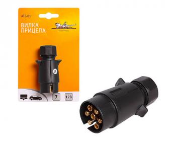 299 р. Вилка Airline Черный ATE-01 7 pin   Airline ate-01  с доставкой в г. Керчь. Увеличить фотографию 1