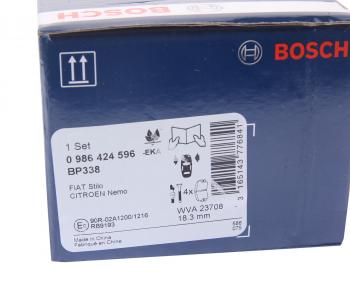 3 199 р. Колодки тормозные передние (4шт.) BOSCH Fiat Stilo (2001-2007)  с доставкой в г. Керчь. Увеличить фотографию 4