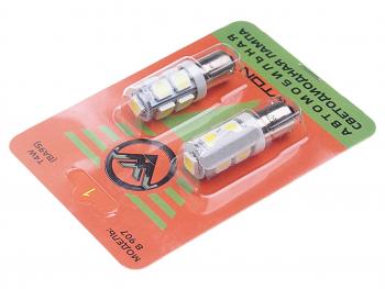 137 р. Лампа светодиодная 12V T4W BA9s блистер (2шт.) WAYTON WAYTON 1109009  с доставкой в г. Керчь. Увеличить фотографию 2