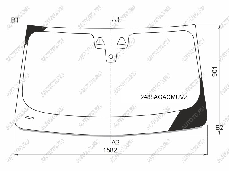 26 999 р. Стекло лобовое (Две камеры Датчик дождя Проекция Молдинг) BMW X4 18- FUYAO 2488AGACMUVZ  с доставкой в г. Керчь