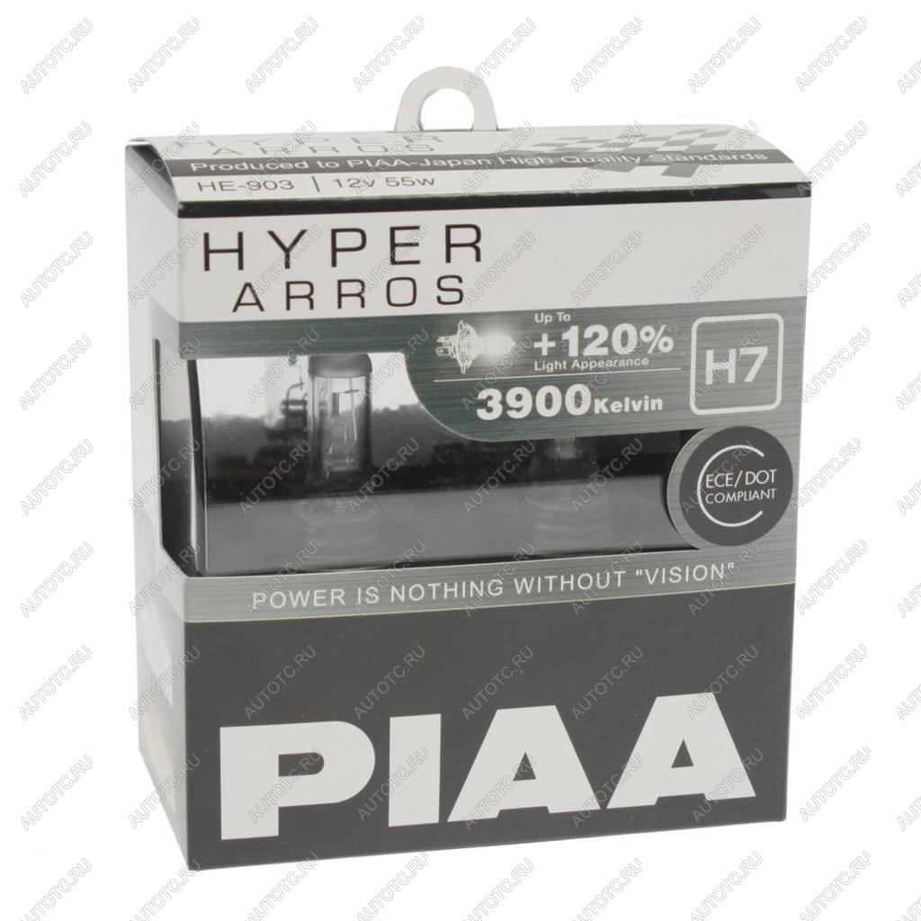 1 499 р. Лампа 12V H7 55W +120% бокс (2шт.) Hyper Arros PIAA PIAA (Пиаа) he-903-h7  с доставкой в г. Керчь