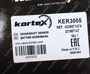 749 р. Датчик положения коленвала VW Passat (96-05) AUDI A4 (96-05) KORTEX KORTEX ker3005  с доставкой в г. Керчь. Увеличить фотографию 6