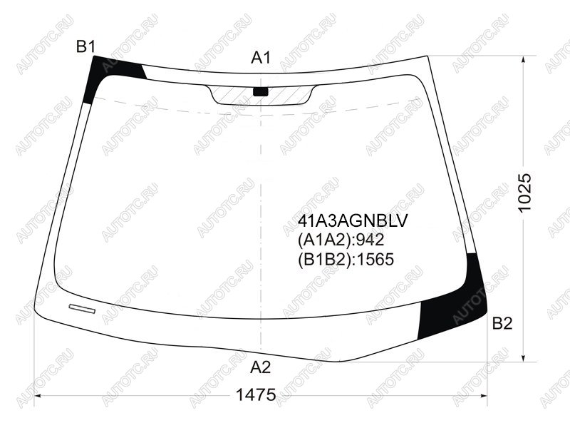 6 899 р. Стекло лобовое Hyundai Elantra 06-12  Avante 06-11 FUYAO 41A3AGNBLV  с доставкой в г. Керчь