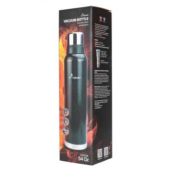 3 049 р. Термос ТОНАР 1600ML с ситечком зеленый (2 крышки-кружки)  hs.tm-059-g  с доставкой в г. Керчь. Увеличить фотографию 11