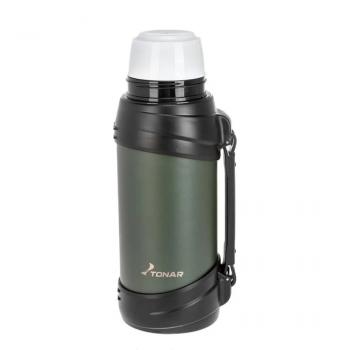 2 119 р. Термос ТОНАР 2000ML хаки (дополн.пласт.чашка, ручка)  t-kd-938-2  с доставкой в г. Керчь. Увеличить фотографию 3