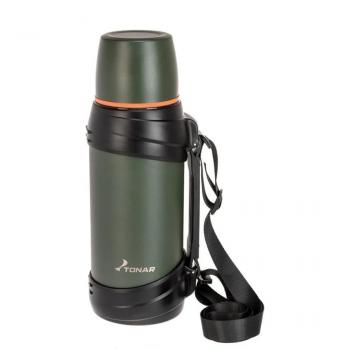 2 119 р. Термос ТОНАР 2000ML хаки (дополн.пласт.чашка, ручка)  t-kd-938-2  с доставкой в г. Керчь. Увеличить фотографию 2