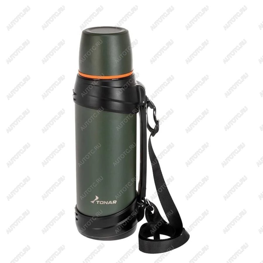 2 539 р. Термос ТОНАР 2500ML хаки (дополн.пласт.чашка, ручка)  t-kd-938-2.5  с доставкой в г. Керчь