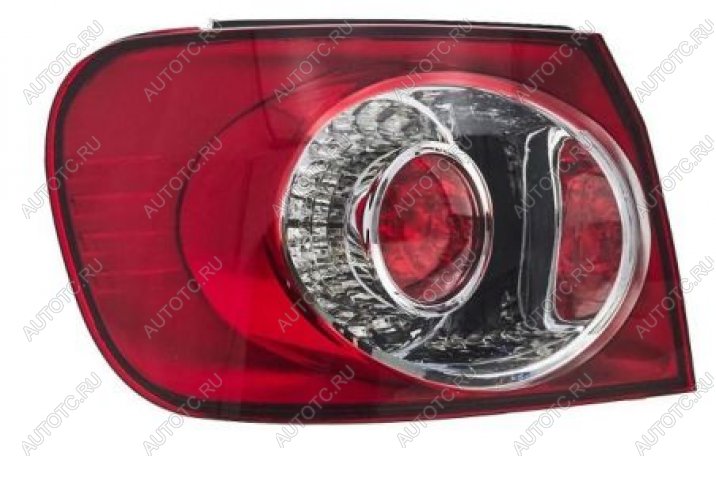 8 599 р. Левый задний фонарь (внешний, пр-во Китай) BODYPARTS Volkswagen Golf Plus 6 (2009-2014)  с доставкой в г. Керчь