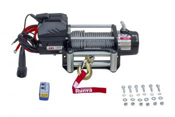 31 999 р. Лебёдка автомобильная электрическая 12V Magnum 12000 lbs 5443 кг стальной трос, уценённая  ewd12000f_u  с доставкой в г. Керчь. Увеличить фотографию 8