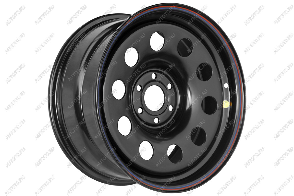 3 799 р. Диск усиленный Nissan Navara D40 3.0TD стальной черный 6x114,3 8xR17 d66 ET+25 (уценка)  1780-61466bl+25_u  с доставкой в г. Керчь