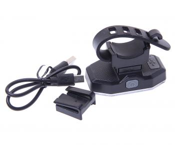 589 р. Фонарь велосипедный 5 режимов USB Waterproof VXM VXM by-589  с доставкой в г. Керчь. Увеличить фотографию 2