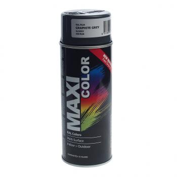 389 р. Краска серая графитовая аэрозоль 400мл MAXI COLOR MAXI COLOR 7024mx  с доставкой в г. Керчь. Увеличить фотографию 1