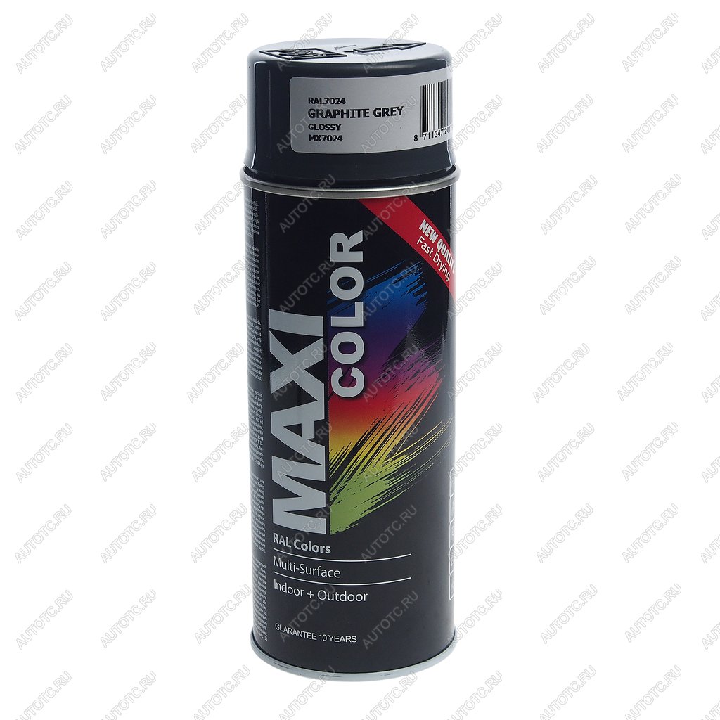 389 р. Краска серая графитовая аэрозоль 400мл MAXI COLOR MAXI COLOR 7024mx  с доставкой в г. Керчь