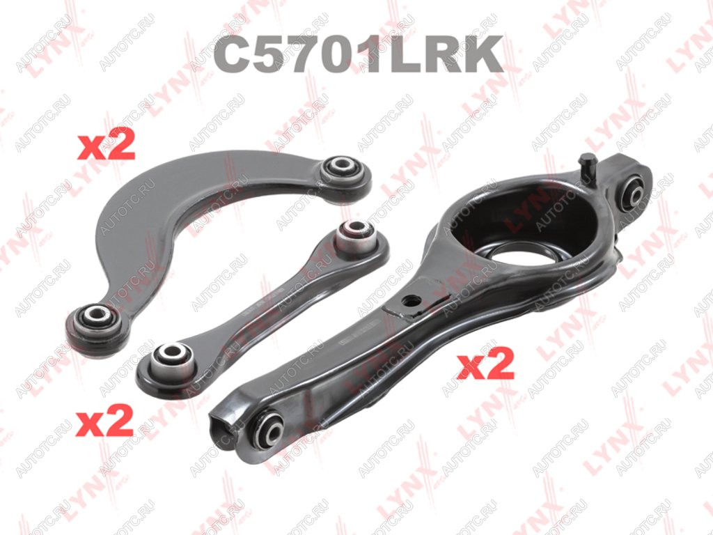 15 349 р. Рычаг подвески FORD Focus задней комплект LYNX LYNX c5701lrk  с доставкой в г. Керчь