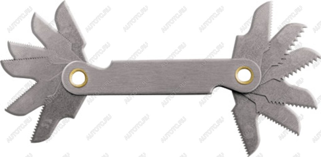 245 р. Резьбомер метрический 0.5-1.75мм 12 шаблонов FIT FIT 70811  с доставкой в г. Керчь