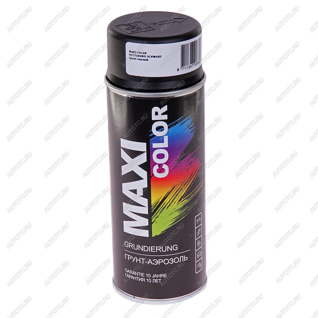 549 р. Грунт черный аэрозоль 0.4л MAXI COLOR MAXI COLOR 0004mx  с доставкой в г. Керчь