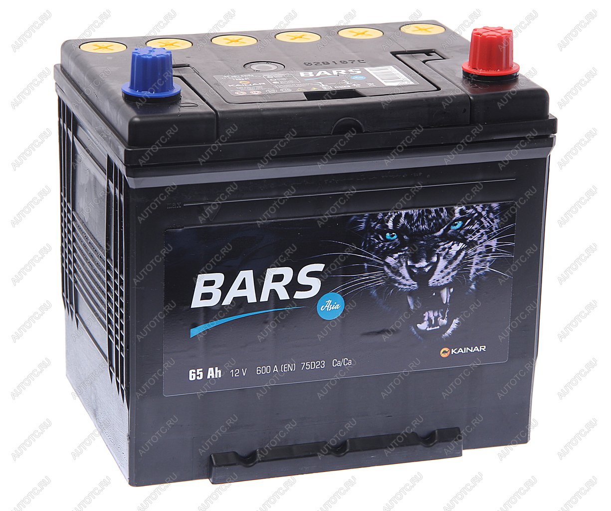 7 999 р. Аккумулятор BARS Asia 65Ач обратная полярность BARS 6ст65(0) 75d23l 88d23l  с доставкой в г. Керчь
