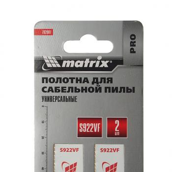 419 р. Пилка для сабельной пилы универсальная (2шт.) MATRIX MATRIX 782001  с доставкой в г. Керчь. Увеличить фотографию 2