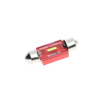 190 р. Лампа светодиодная 1224V C5W SV8.5-8 36мм с блокиратором ошибок CANbus LED 1 SMD 1860 White MISTAR MISTAR mis-169536  с доставкой в г. Керчь. Увеличить фотографию 1
