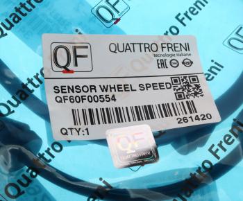 2 469 р. Датчик АБС NISSAN X-Trail колеса переднего QUATTRO FRENI QUATTRO FRENI qf60f00554  с доставкой в г. Керчь. Увеличить фотографию 4