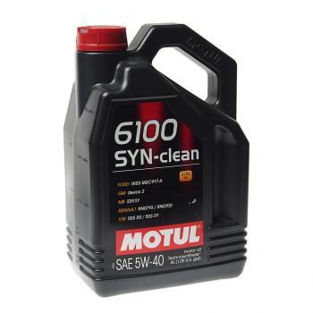 4 199 р. Масло моторное 6100 SYN-CLEAN 5W40 псинт.4л MOTUL MOTUL 107942  с доставкой в г. Керчь. Увеличить фотографию 1