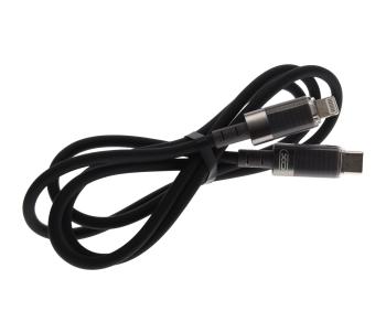 499 р. Кабель iPhone (5-)-USB Type C 1м черный XO XO nb-q282a black  с доставкой в г. Керчь. Увеличить фотографию 2
