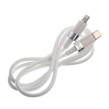 459 р. Кабель iPhone (5-)-USB Type C 1м белый XO XO nb-q282a white  с доставкой в г. Керчь. Увеличить фотографию 2