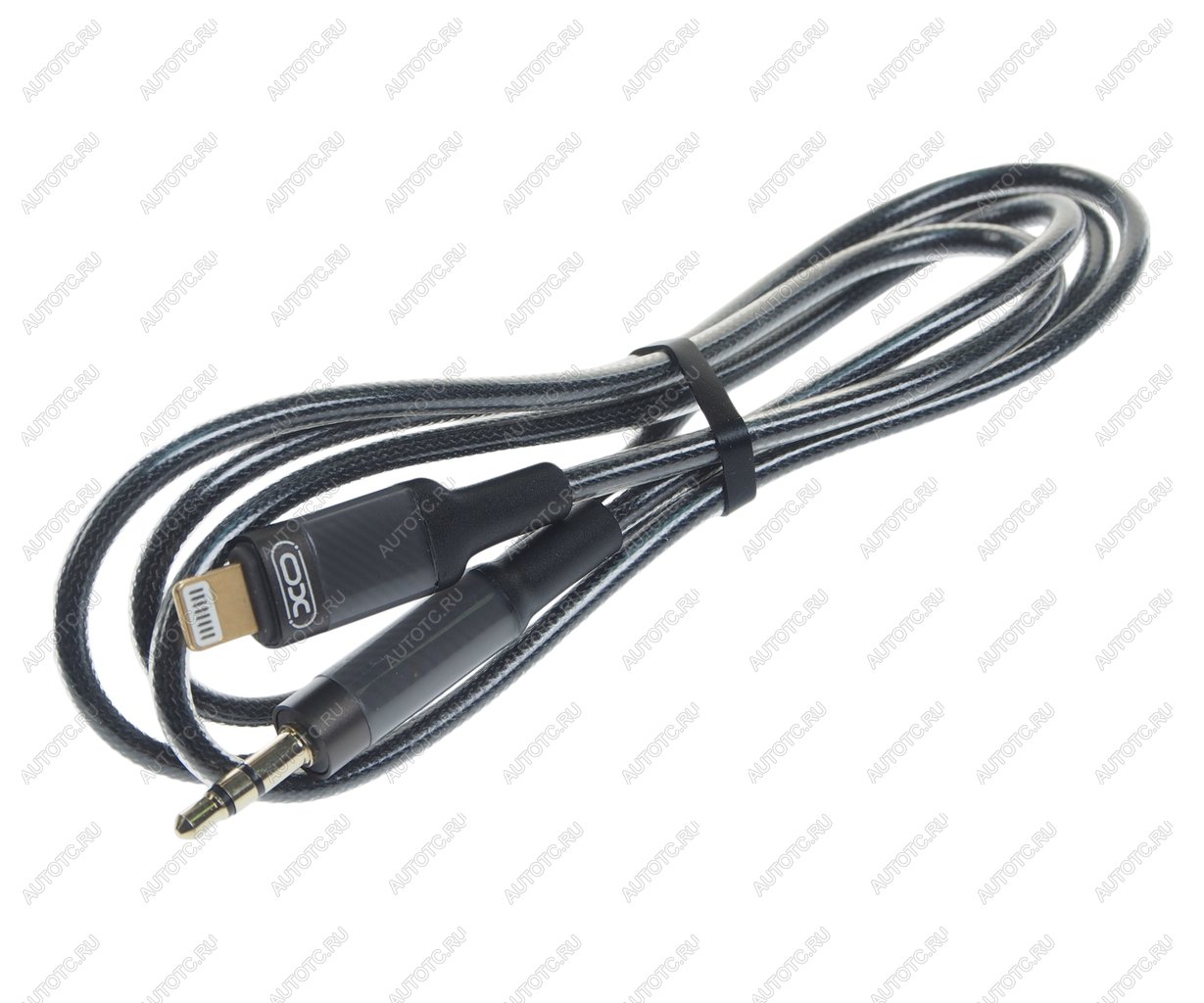 569 р. Переходник iPhone (5-) на jack 3.5 черный XO XO nb-r279a black  с доставкой в г. Керчь
