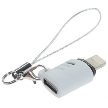248 р. Переходник iPhone (5-)-USB Type C XO XO nb256e white  с доставкой в г. Керчь. Увеличить фотографию 2